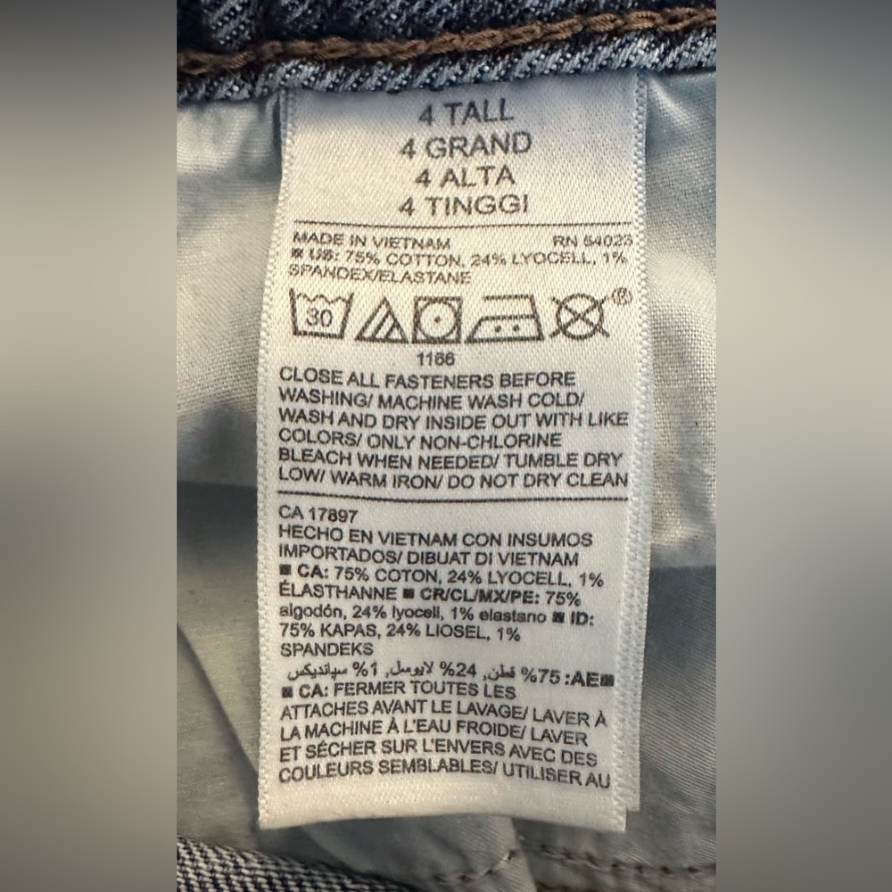 Old Navy Jeans, sz 4 Long - Picture 6 of 6